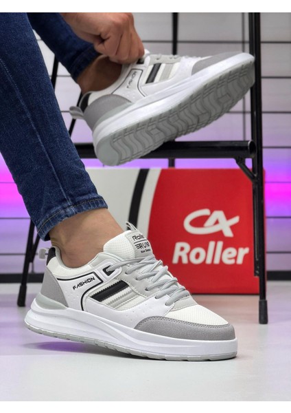 Erkek Anorak Fuspetli Spor Ayakkabı - Beyaz Buz