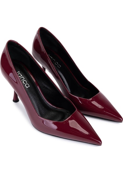 Kadın Bordo Rugan Topuklu Ayakkabı 1160 3400 Bn Ayk SK25-26 Bordo Rgn fiyatları