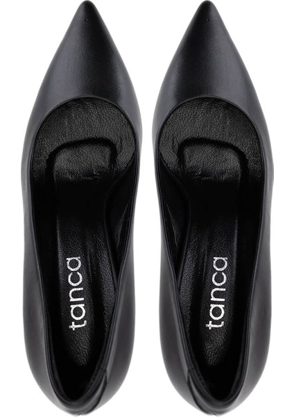 Kadın Hakiki Deri Siyah Deri Topuklu Ayakkabı 1160 26979 Bn Ayk SK25-26 Sıyah Dr indirimleri