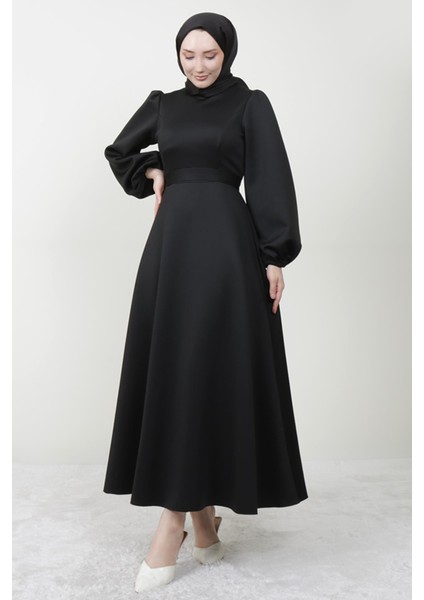 Ronay Tesettür Elbise Siyah fiyatları