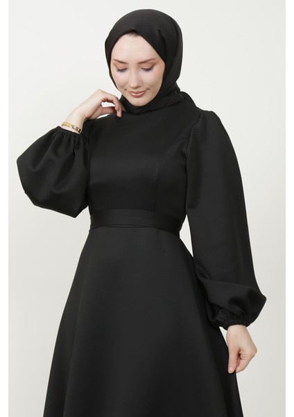 Ronay Tesettür Elbise Siyah indirimleri