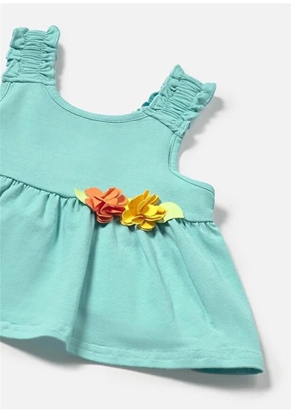 Kız Bebek Bikini Altı Şapka Tişört 3 Lü Sert fırsatları