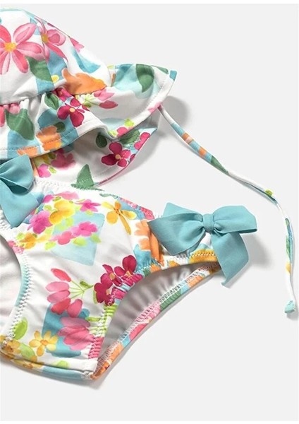 Kız Bebek Bikini Altı Şapka Tişört 3 Lü Sert indirimleri