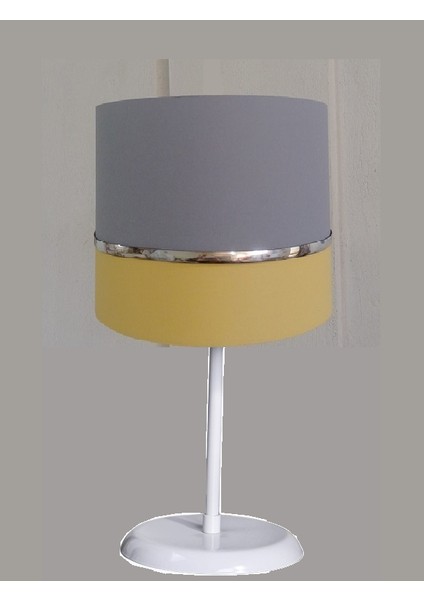 Gri Sarı M-0397 Kumaş Kaplama 2.li Set Yatak Odası Genç ve Çocuk Odası Avize ve Abajur Seti modelleri