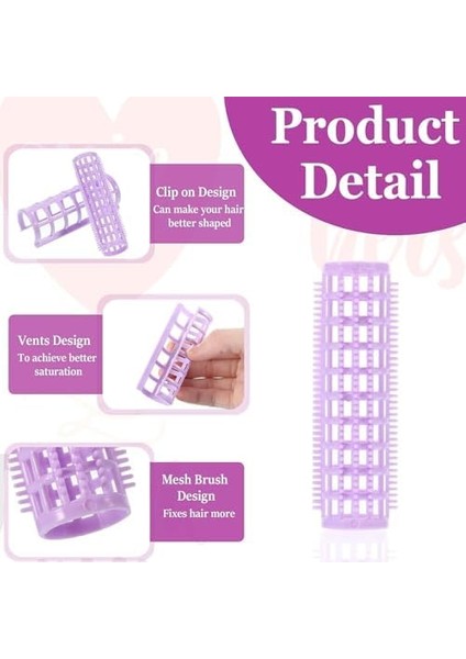 Aputue Saç Rulosu, 30 Parça 5 Farklı Boyutlu Plastik Saç Rulosu, Kendinden Kilitli Saç Maşası, Taşınabilir Kuaför Rulosu, Isı Kullanmadan Doğal Dalga Yapma Aracı, Kadınlar Için fiyatları