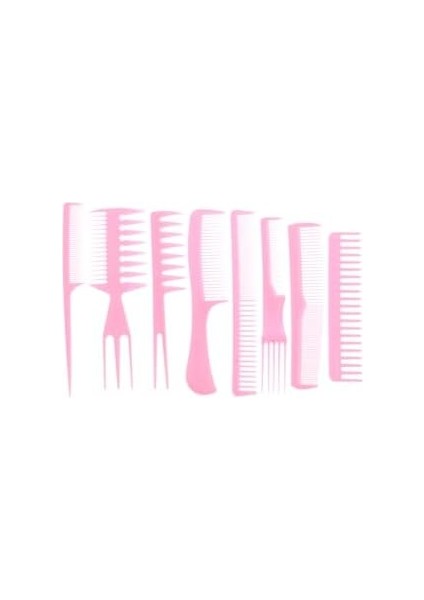 Mobee Taşınabilir Kuaför Çantası, Renkli, 8 Parça Saç Tarağı Seti, Profesyonel Ürün, Saç Tarak Seti (Pembe) fiyatları