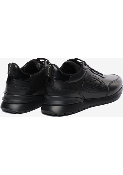 Erkek Siyah Hakiki Deri Spor Ayakkabı 5K1SA18761 fırsatları