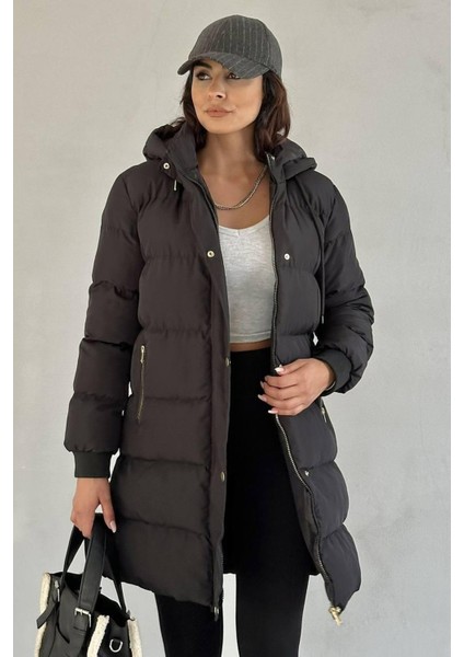 Kapüşonlu Kapütone Mont