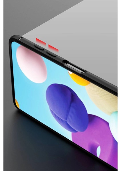 Samsung Galaxy M51 Kılıf Range Yüzüklü Silikon - Siyah-Gold