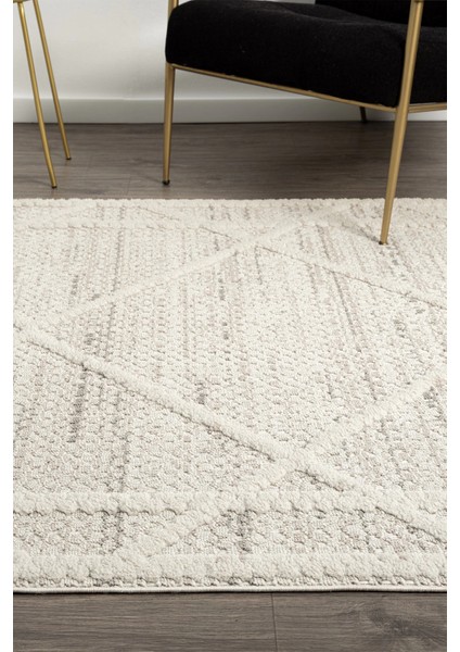 Krem Modern Desen Dokuma Halı Oturma Odası Salon Mutfak Antre Yolluk Halısı indirimleri