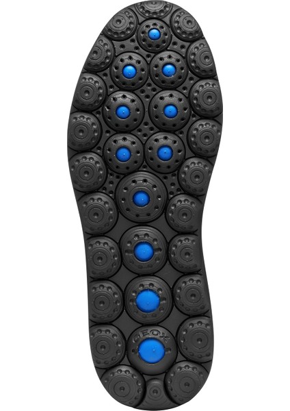 Erkek Siyah U Spherıca Plus A - Nappa+Sued Bağcıklı Kalın Tabanlı Süet Sneaker U56MPA08522C9999