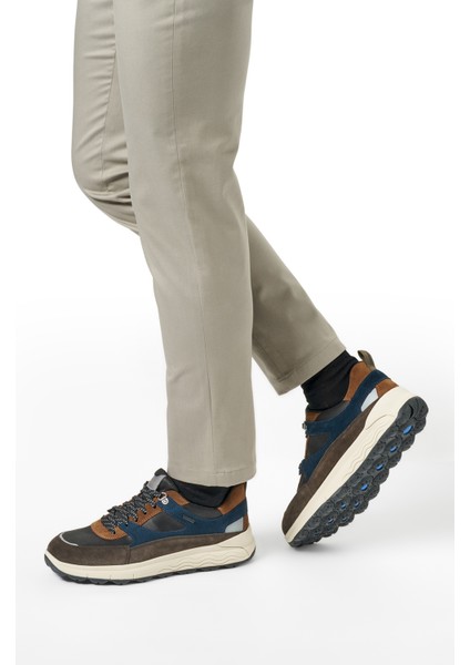 Erkek Kahverengi U Spherıca 4x4 B Abx C - Suede Bağcıklı Kalın Tabanlı Kumaş Sneaker U56FDC022CQC0946 fiyatları