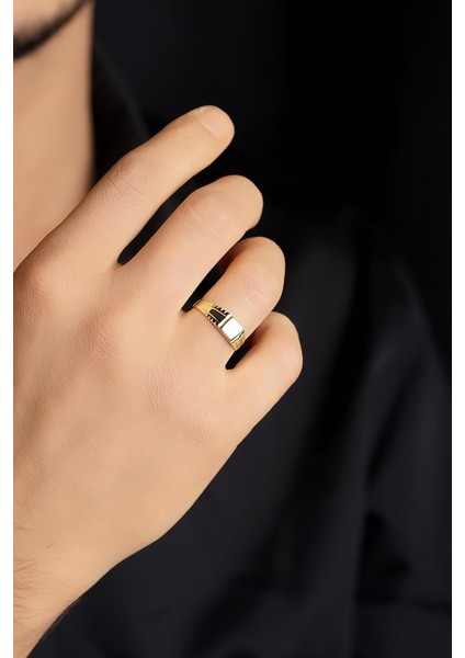 14 Ayar Altın Kalemli Şövalye Erkek Yüzük fiyatları