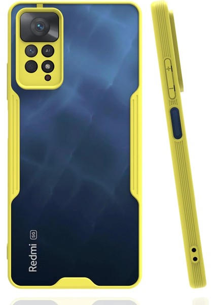 Xiaomi Redmi Note 11 Pro Kılıf Platin Silikon - Sarı