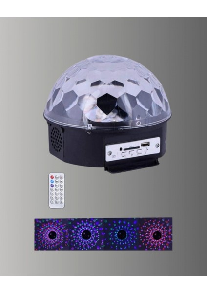 Çok Renkli LED Masaüstü Disko Topu Parti Aydınlatma Cihazı fırsatları