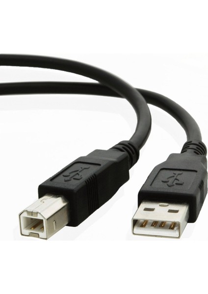 3 Metre USB 2.0 Yazıcı Bağlantı Kablosu 28 Awg Filtreli Hızlı Veri Aktarımı