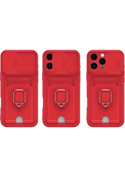 Newface Iphone 16 Pro Kılıf Zuma Kartvizitli Yüzüklü Silikon - Lacivert fiyatları