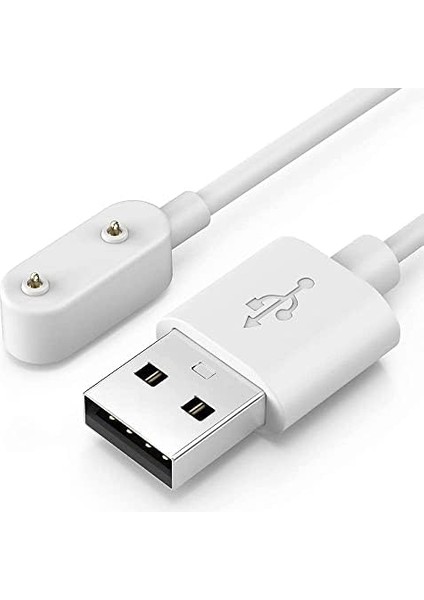 Fit 2 ile Uyumlu Akıllı Saat Için Manyetik USB Şarj Kablosu Fit 2 ile Uyumlu Kablo Beyaz modelleri