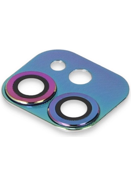 Iphone 11 Pers Alüminyum Kamera Lens - Rainbow fırsatları