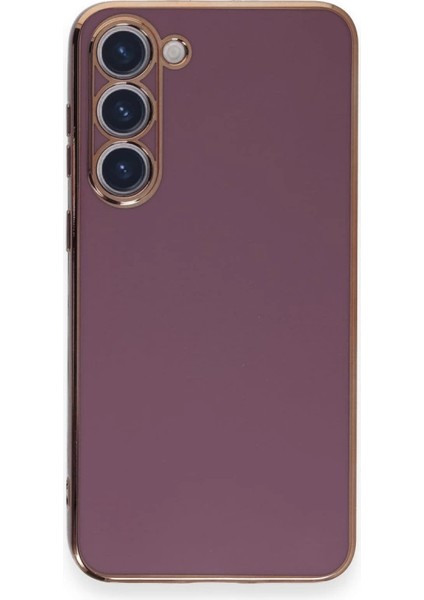 Samsung Galaxy S23 Plus Kılıf Volet Silikon - Mor