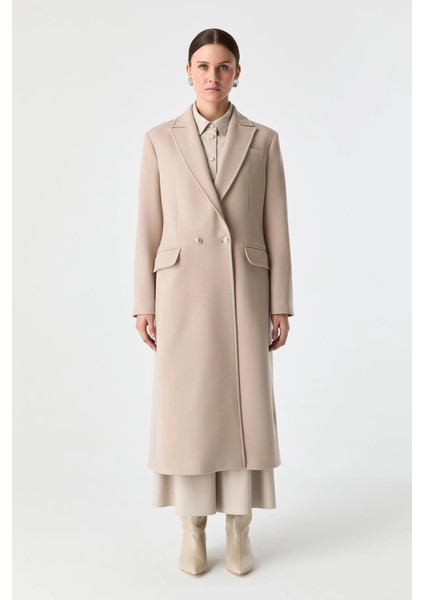 Cepli Düz Kesim Palto