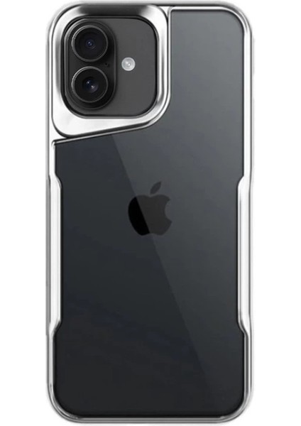 Newface Iphone 16 Kılıf Boyi Silikon Kapak - Gümüş