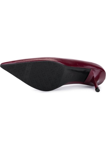 Kadın Suni Deri Bordo Rugan Topuklu Ayakkabı 1160 2026 Bn Ayk SK25-26 Bordo Krsk Rgn fırsatları