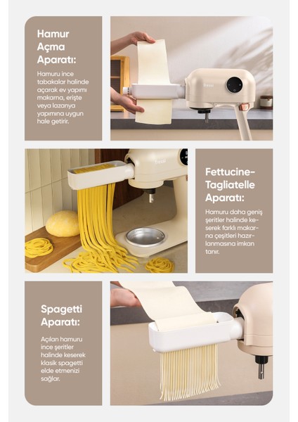 Tam Döküm Demir Hamur Yoğurma Makinesi Standlı Mikser Mutfak Şefi FR-SM2503 Allegro