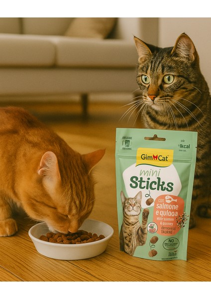 Mini Sticks Somonlu ve Kinoalı Ödül Çubukları (50 Gr) fırsatları