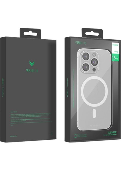 Venco Iphone 16 Pro Sense Magsafe Kapak - Siyah modelleri