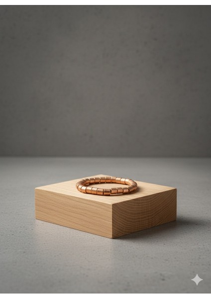 Ham Bakır Bileklik 6 mm