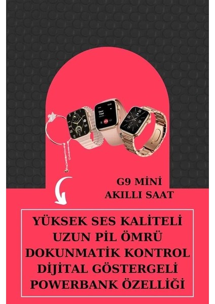Aksesuar Hediyeli Akıllı Saat ve Dijital Göstergeli Powerbankli Bluetooth Kulaklık modelleri