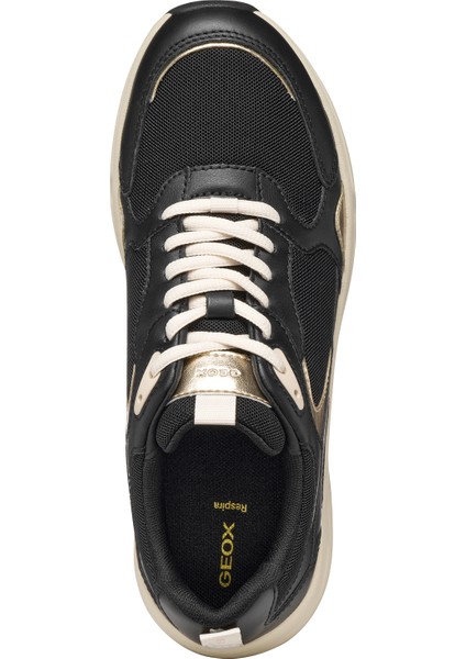 Kadın Siyah D Zarvıa A - Mesh+Pearl.gbk Bağcıklı Kalın Tabanlı Deri Sneaker D55YLA01454C9999 indirimleri