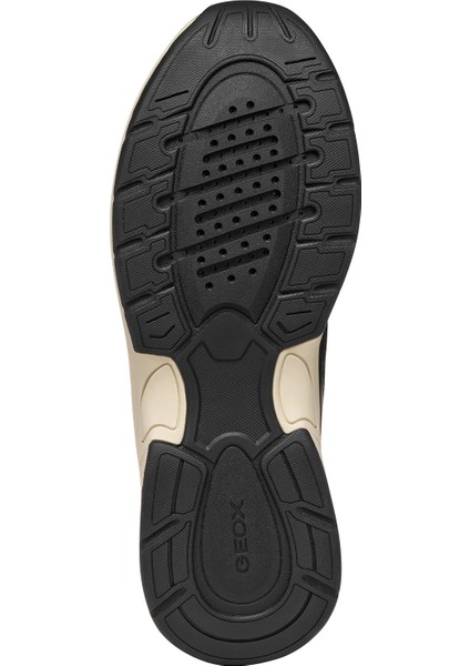 Kadın Siyah D Zarvıa A - Mesh+Pearl.gbk Bağcıklı Kalın Tabanlı Deri Sneaker D55YLA01454C9999