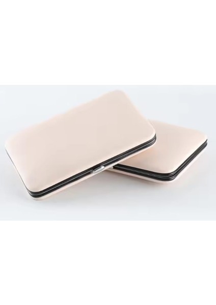 12 Parça Profesyonel Manikür Pedikür Seti, Paslanmaz Çelik Tırnak Bakım Seti, Rose Gold Taşınabilir Çantalı No:1 modelleri