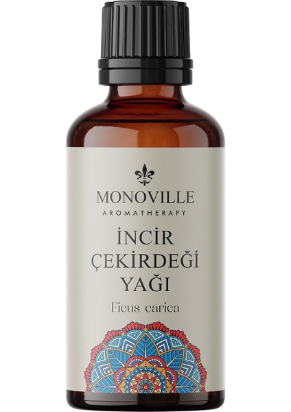 Monoville Incir Çekirdeği Yağı 30 ml Soğuk SIKIM%100 Saf ve Doğal (Pure Fig Seed Oil)