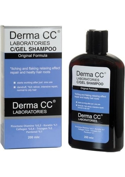 Derma cc Laboratorıes C/gel Shampoo Saç Kökü Onarım Şampuanı 200 ml