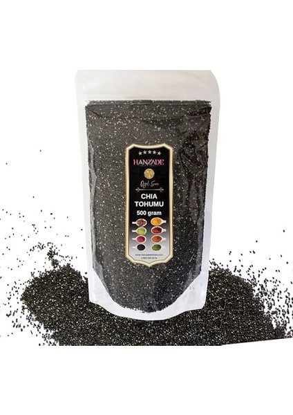 Hanzade Bitkisel Chia Tohumu 500 gr Çiya Seed Yeni Mahsül Katkısız fiyatları