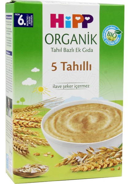 Hipp Organik 5 Tahıllı Tahıl Bazlı Ek Gıda 200 gr 1 Paket(1 x 200 G) fiyatları