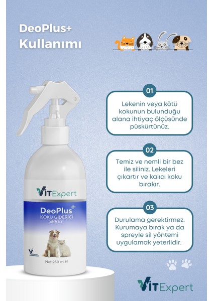 Deoplus Bebek Pudrası Kokulu Kedi Kumu ve Tuvaleti Kötü Idrar Koku Giderici & Leke Çıkarıcı Sprey fırsatları