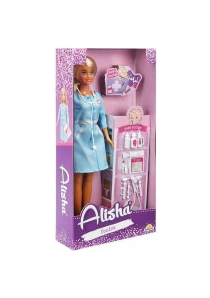 3383 Sun-Rst-Sıs-Alisha Minik Doktor Bebek Aksesuarlı Set 29CM 2A - modelleri