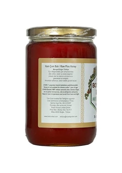 Bodrum Bal Ham Çam Balı 850 G,%100 Saf, Ham Bal, Filtre Edilmemiş, Güvenli, Doğal, Apiterapik, Cam Kavanoz modelleri