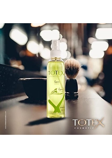 Totex Limon Kolonya | Tıraş Sonrası Kolonyası | Dezenfektan Temizleyici Antibakteriyel |%80 Alkol Sprey Kolonya 200ML modelleri