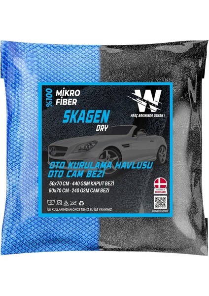 - Mikrofiber Araba Kurulama ve Cam Bezi Seti | Araç ve Motor Kurulama Havlusu + Otomobil Motorsiklet Cam Bezi, Oto Temizlik Seti - 50X70 cm (2'li Set)