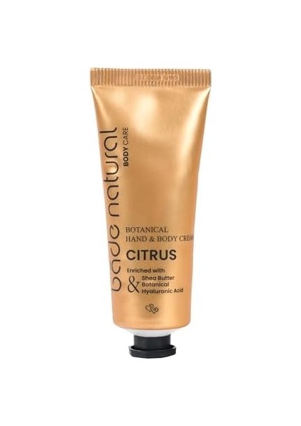 Bade Natural Citrus Bitkisel El ve Vücut KREMI%100 Doğal ve Vegan 75ML