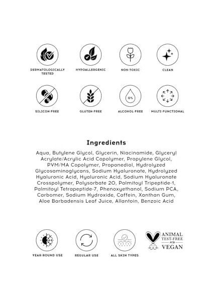 Cream Co. Hyaluronic Acid Peptide Serum Aydınlatıcı Nemlendirici Canlandırıcı Serum 30 ml fiyatları