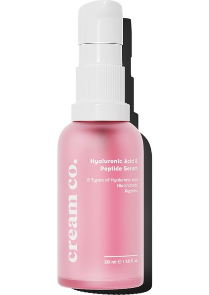 Cream Co. Hyaluronic Acid Peptide Serum Aydınlatıcı Nemlendirici Canlandırıcı Serum 30 ml modelleri