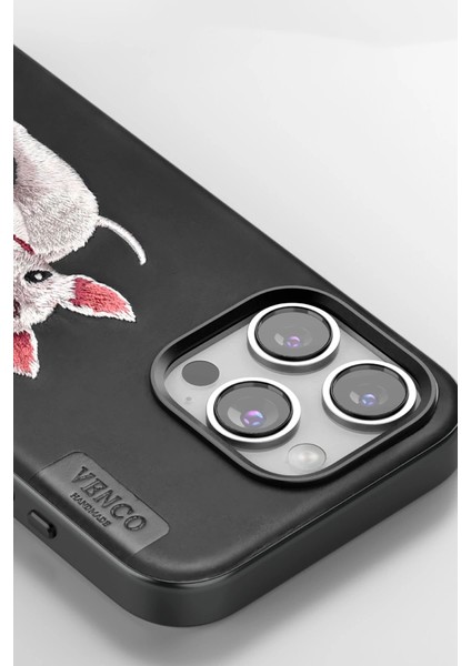 Venco Iphone 16 Pro Max Perma Desenli Kapak - Siyah fiyatları