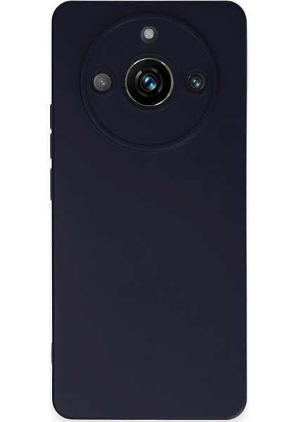 Newface Realme 11 Pro Kılıf Nano Içi Kadife Silikon - Lacivert