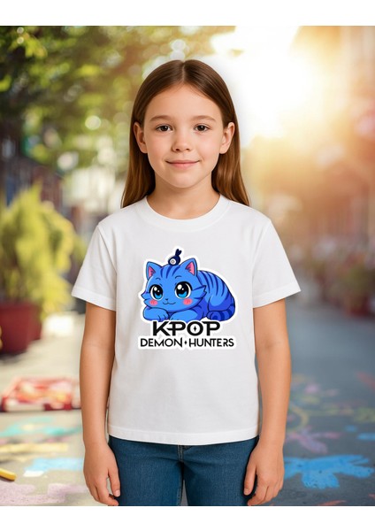 Kpop Demon Hunters Derpy Kısa Kollu Baskılı Unisex Çocuk Tişört (4-13 Yaş) fiyatları